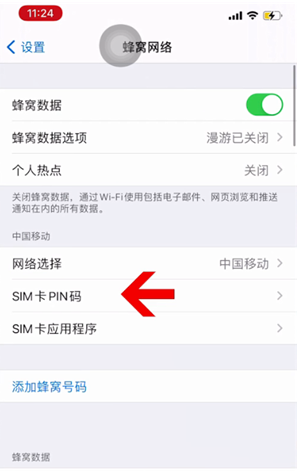 川汇苹果14维修网分享如何给iPhone14的SIM卡设置密码 