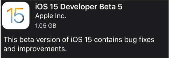 川汇苹果手机维修分享如何升级到iOS15.0 beta5 